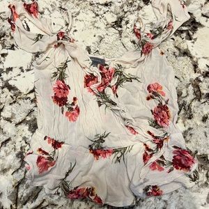 Off the shoulder blouse tank top